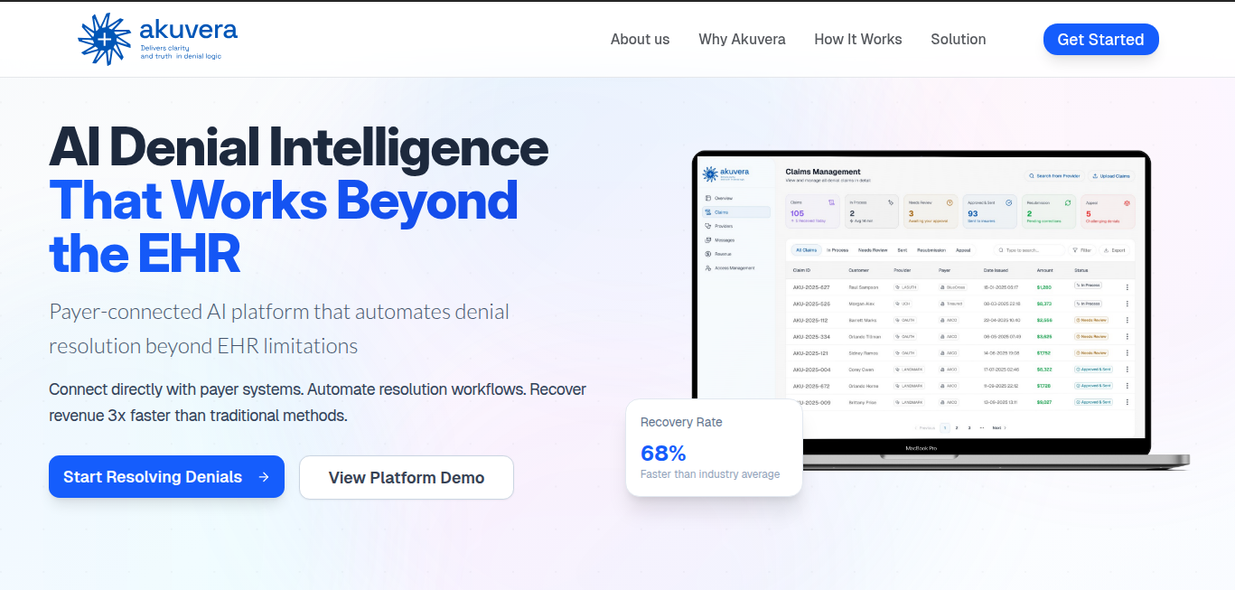 Akuvera Health Insurance Website